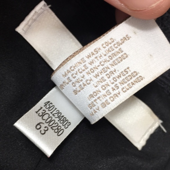 Chicos Jacket Women’s medium Black Cotton Blazer Chico’s 1 Two Button Front work - Picture 7 of 11